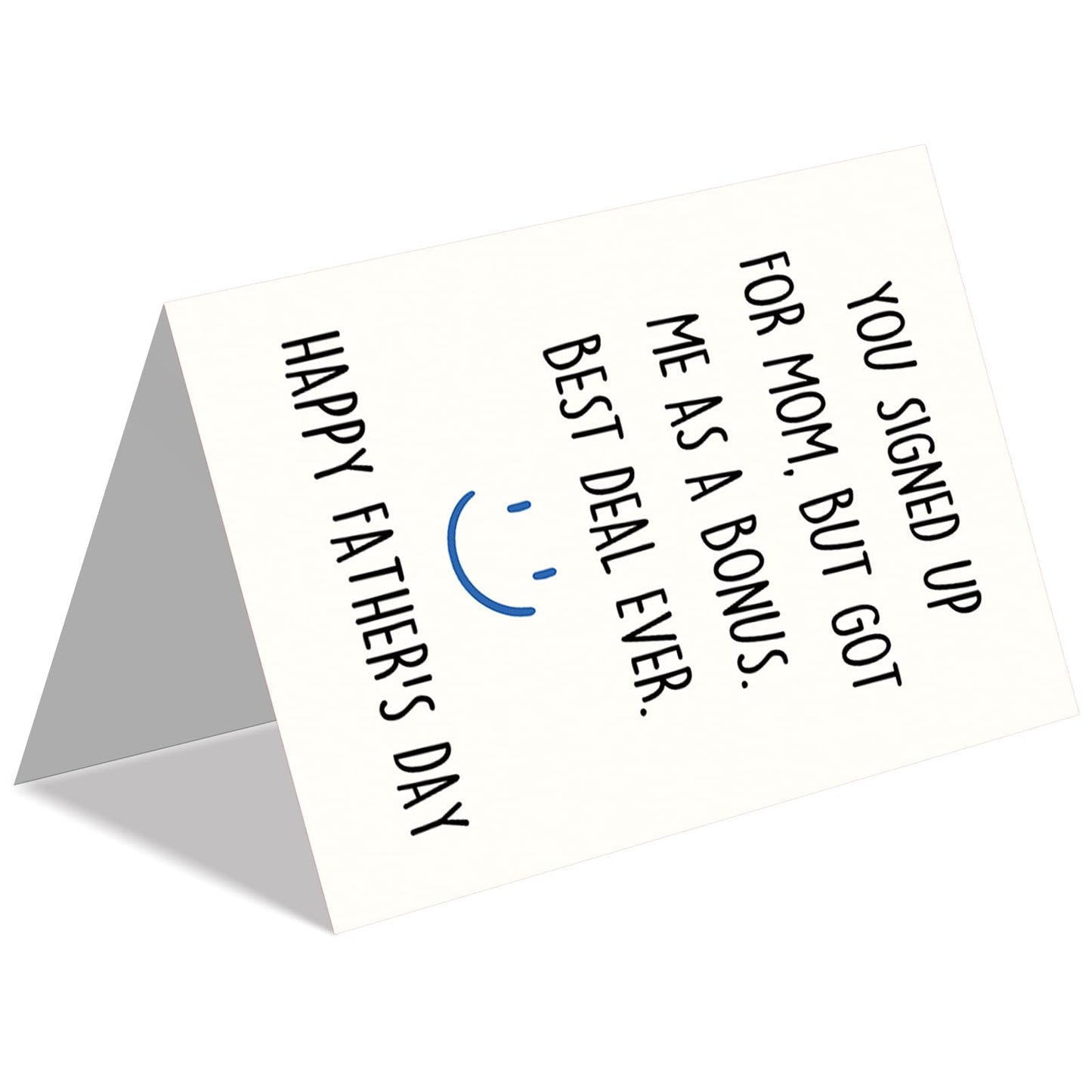Fathers Day Card,Fathers Day Cards Gifts Decorations for Dad from Daughter Son,Happy Father's Day Cards Gifts Ideas with Envelope,Funny Sweet Dad Card BST220