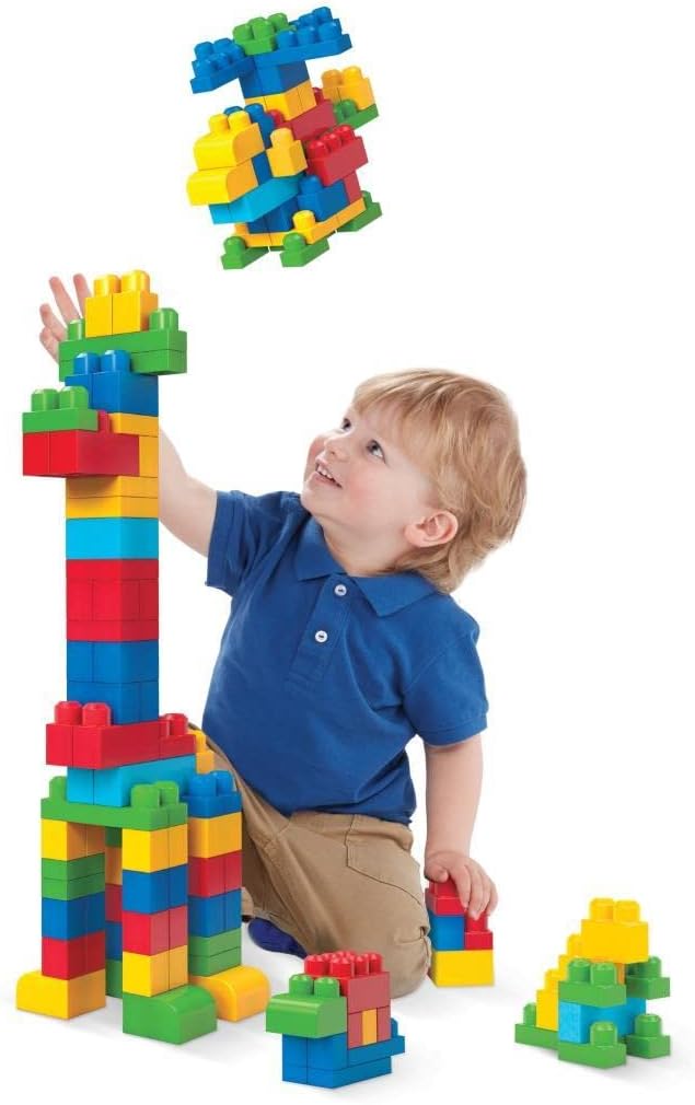Mega Bloks First Builders Big Building Bag, 80-Piece (Classic)