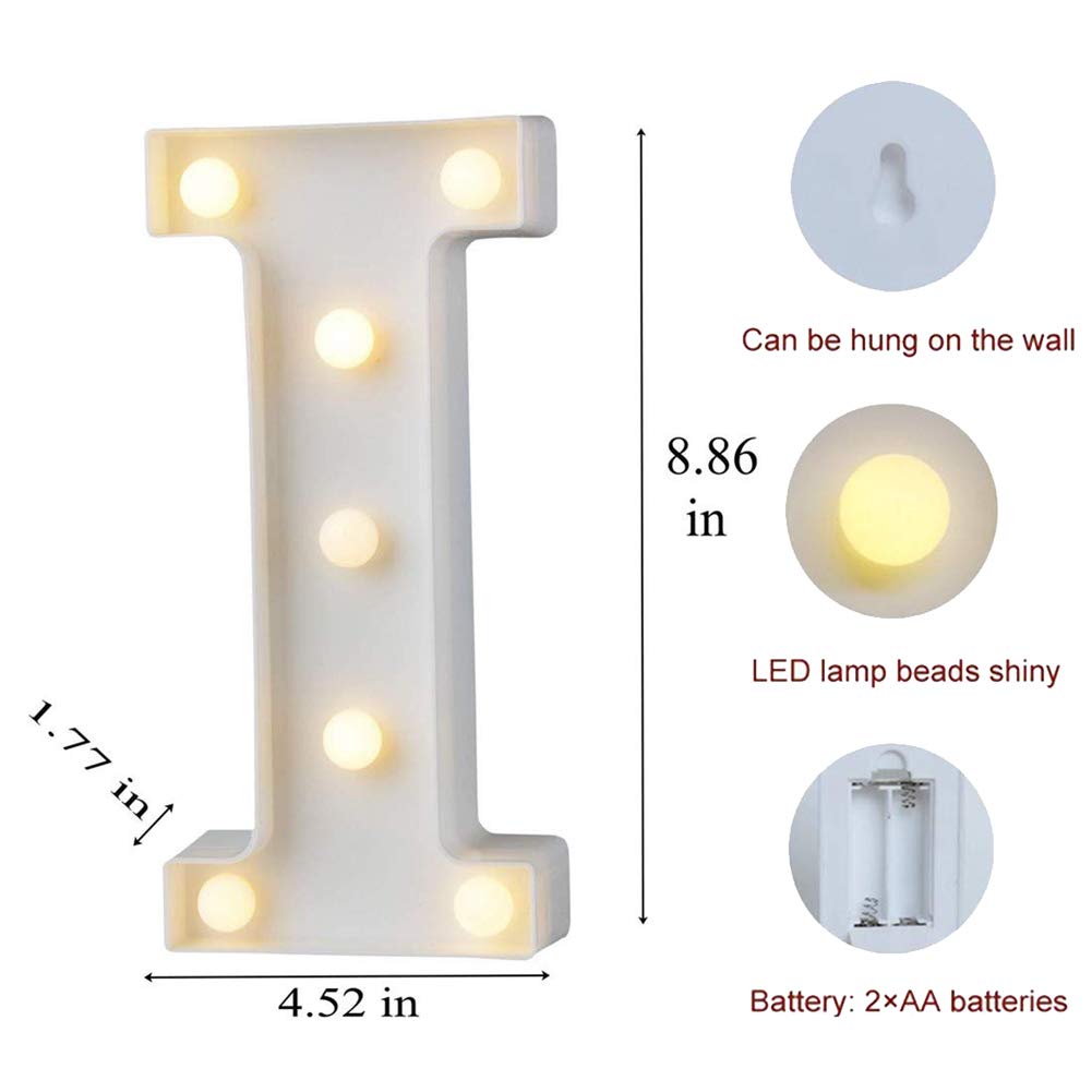 MUMUXI Marquee Light Up Letters | Large Light Up Numbers | Battery Powered and Bright with Every Letter of the Alphabet | For Wedding, Birthday, Party, Celebration, Christmas or Home Decoration (0) BST220
