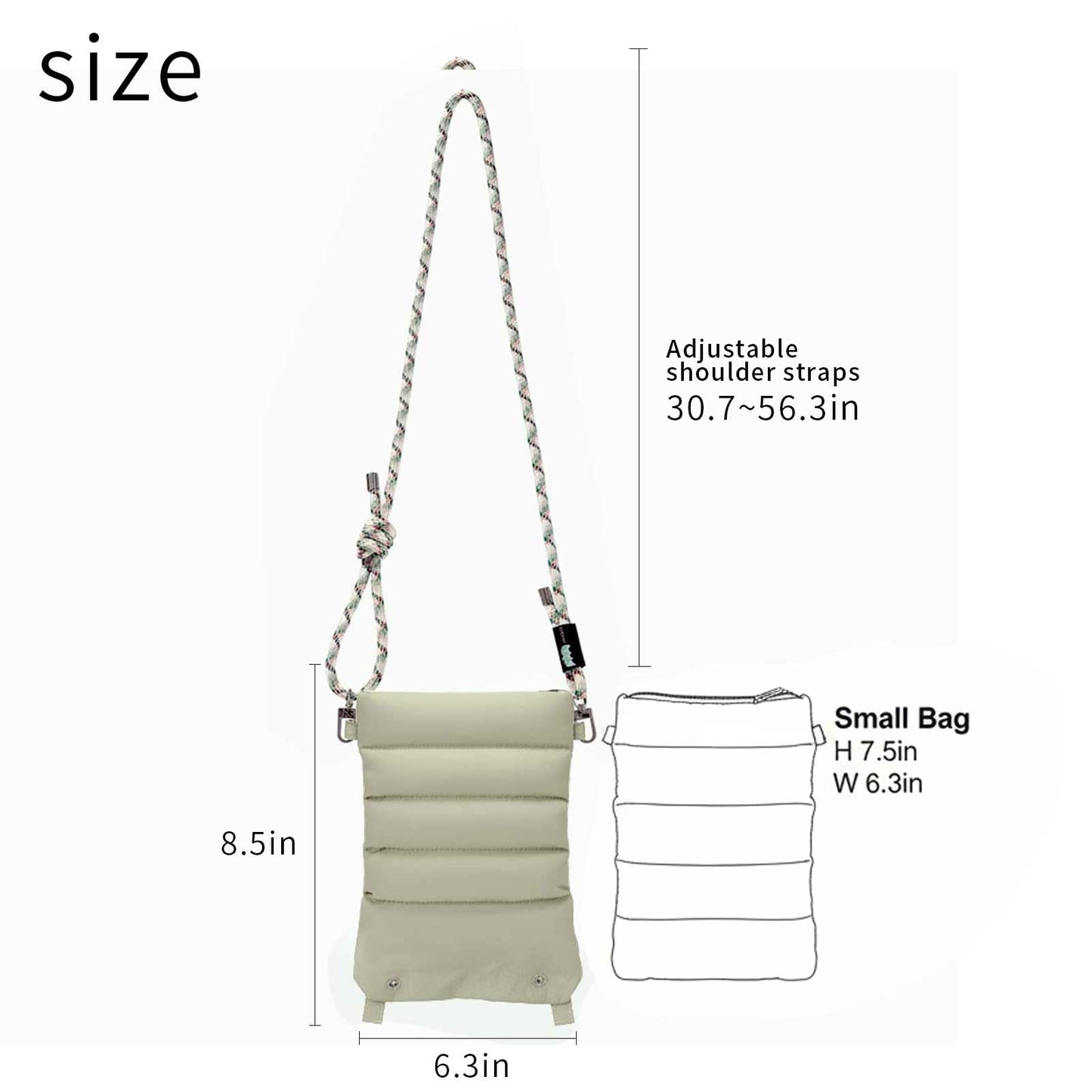 ACUARIO Crossbody Bag for Women, Tote Bag Purse for Work, Travel, Gym – Small Shoulder Bag, Stylish Women’s Tote Handbag BST202