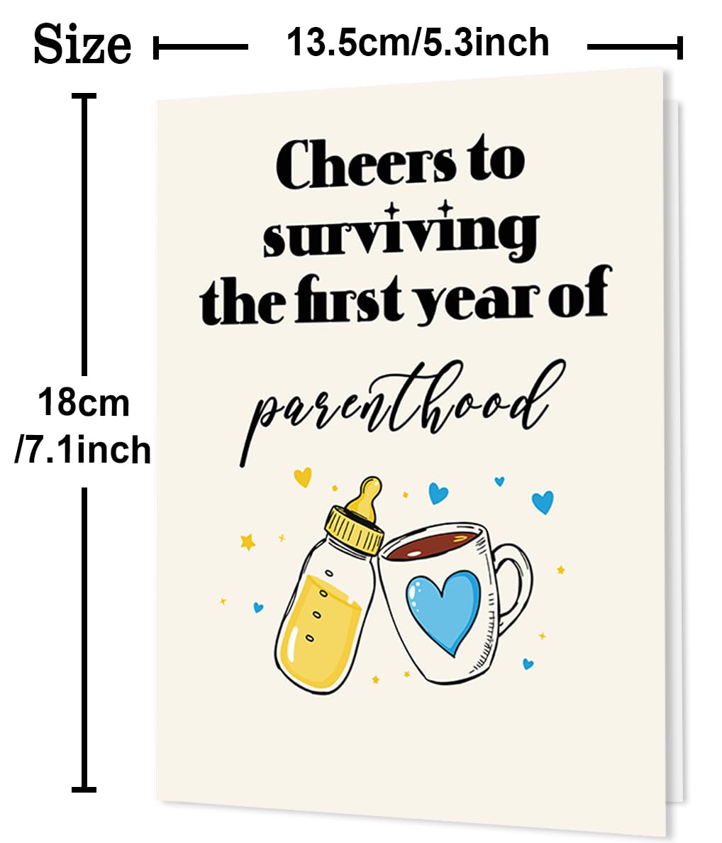 fancu Funny Birthday Card for Boyfriend, Cheeky Card for Husband | 5 x 7 inch cheeky birthday card with matte finish, printed message, red envelope, and sticker for boyfriend or husband BST202