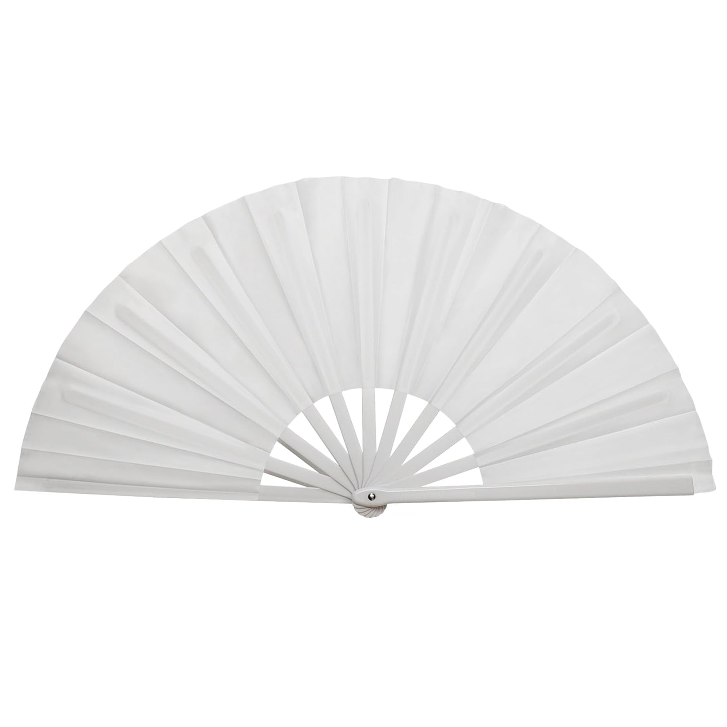 Handheld Folding Fan 13 Inch, Hand Fans for Women Foldable, Large Rave Fan, Dance Performance Prop Fan, Boots on the Ground Fan, Cool Fan on the Street Portable for Outdoor (1 Pcs Rose) WN420