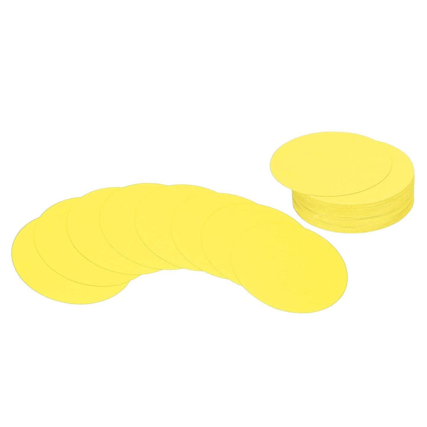 PATIKIL 4inch Circle Card Stock, 50Pcs Round Shape Cutouts Paper Thick Cardstock Coaster for DIY Craft Projects Classroom Bulletin Board Decor, Sky Blue BST326L