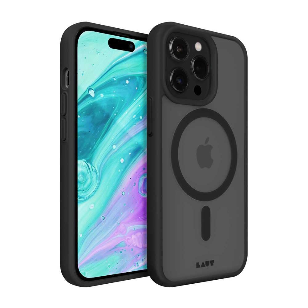 LAUT - HUEX Protect case Compatible with MagSafe for iPhone 14 Pro Max (6.7") - Dark Purple WN420