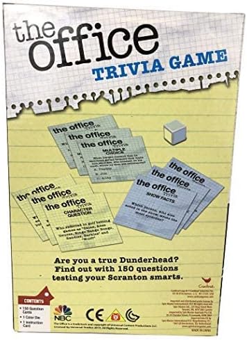 Cardinal The Office Trivia Game 39