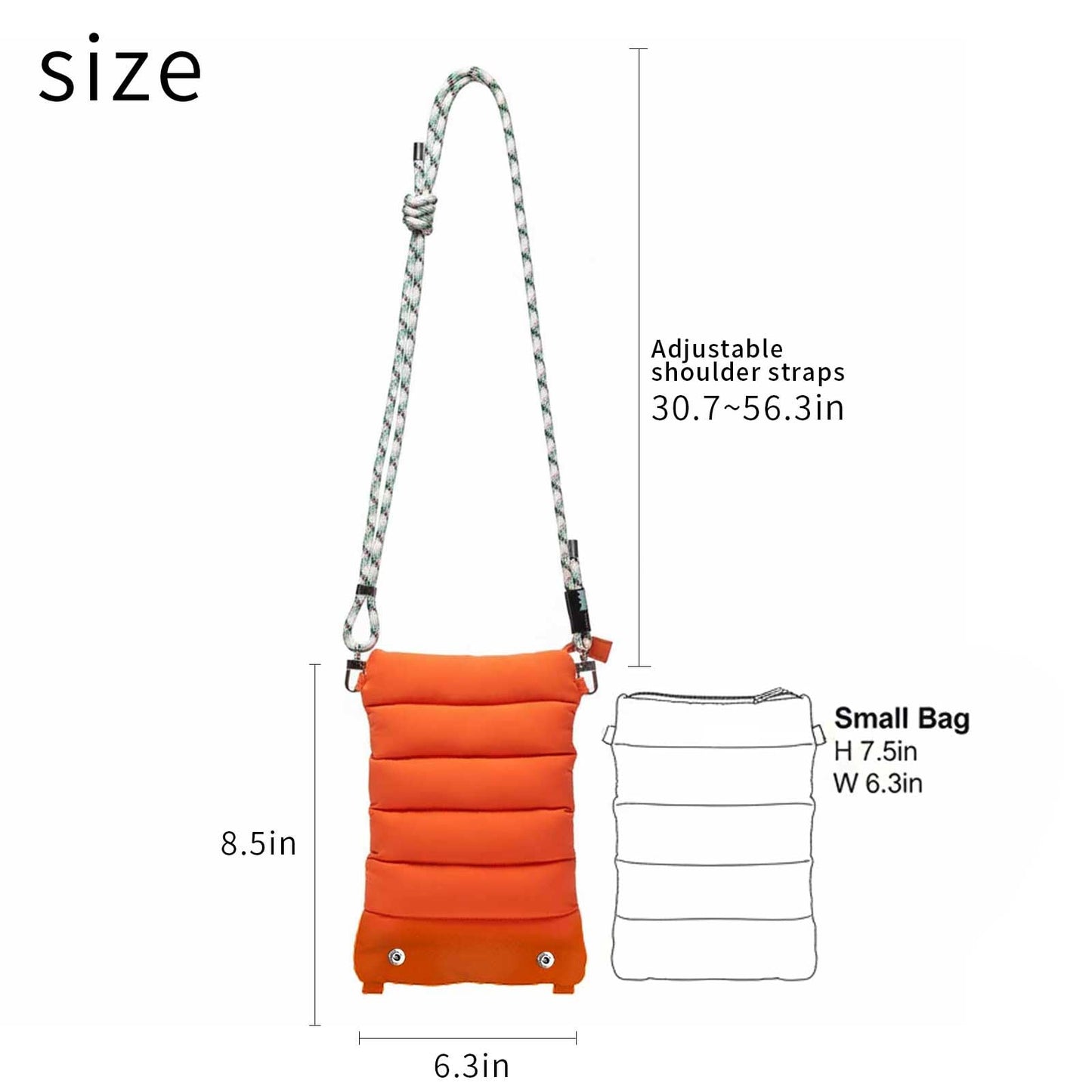 ACUARIO Crossbody Bag for Women, Tote Bag Purse for Work, Travel, Gym – Small Shoulder Bag, Stylish Women’s Tote Handbag BST202