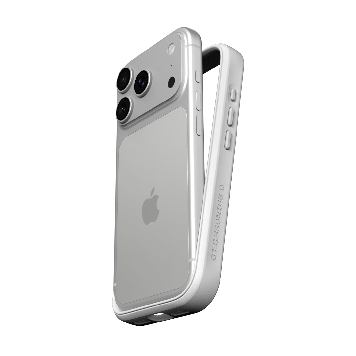 RhinoShield Phone Case Compatible with iPhone 17 Pro | Mod NX - Modular Protective Bumper Case Without Backplate, Slim Design, Shockproof with Military Grade Drop Protection - White