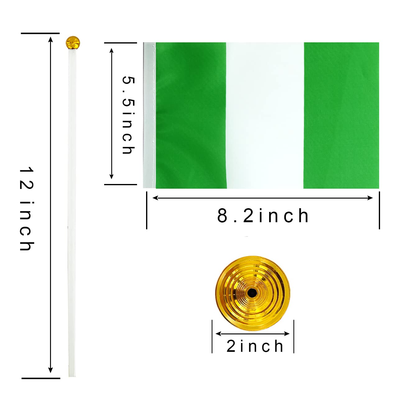 WXTWK 12 Pack Korea Flag Korean Desk Flag Small Mini Korean Table Flags With Stand Base,Home Office Festival Events Celebration Decorations BST202