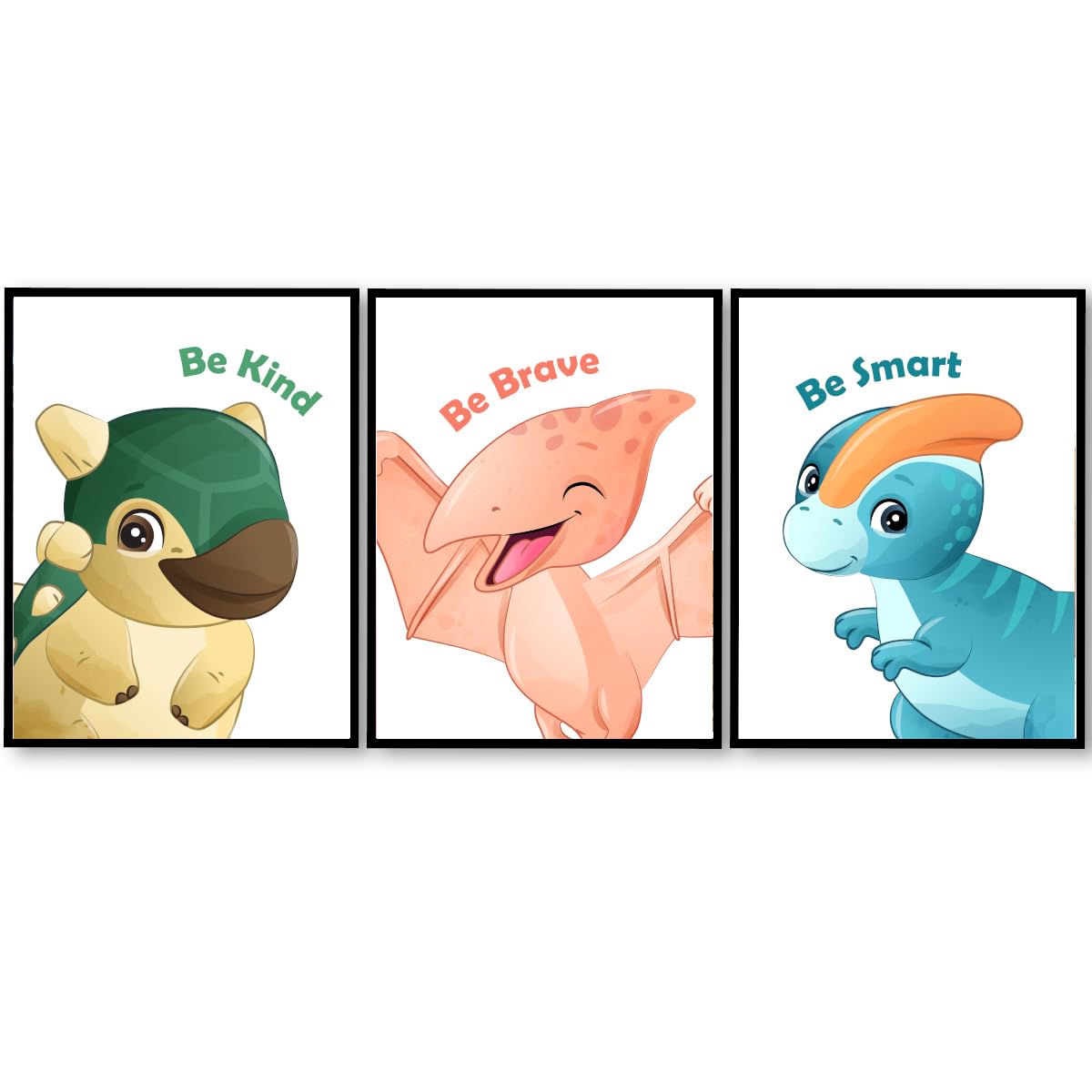 Positive Affirmations Posters for Kids,Inspirational Posters Prints Wall Art for Classroom Nursery Kids Room Home 11x14 Inch Unframed Set of 3 WN420