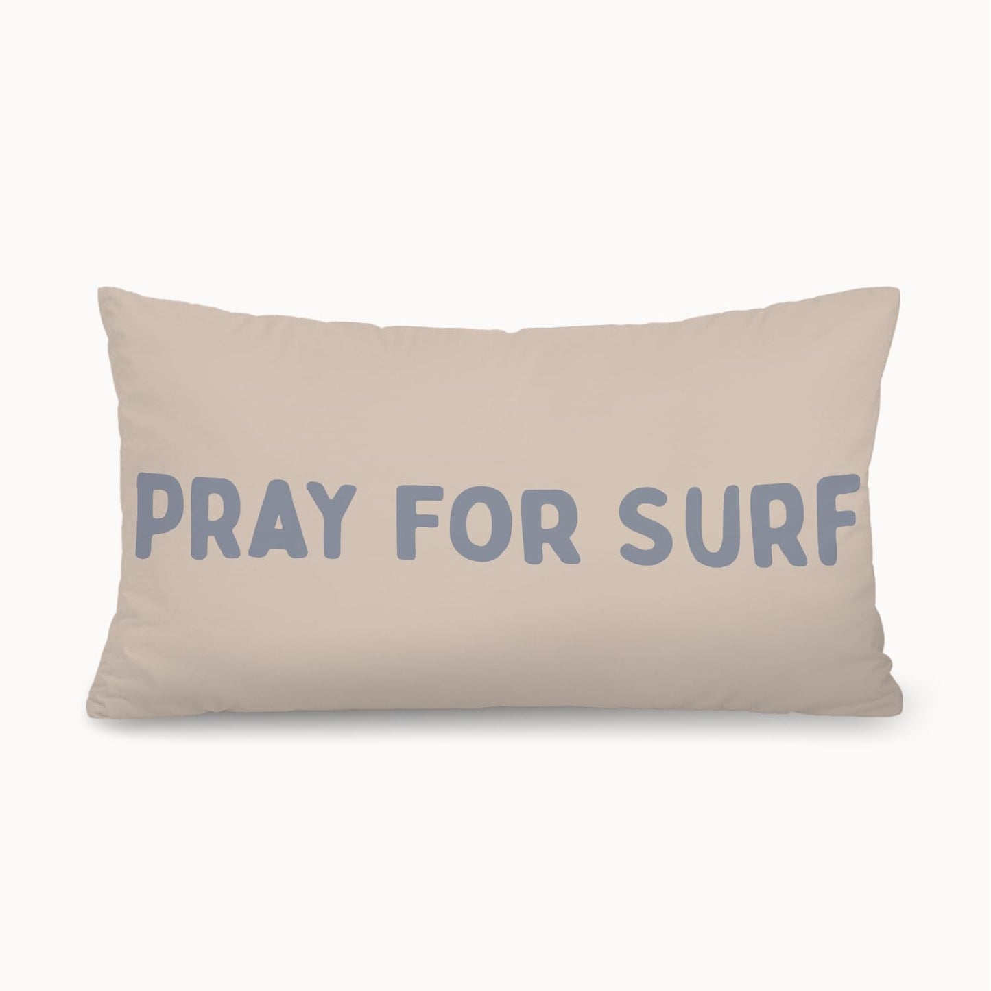 Coastal Beach Girly Room Decor 12x20 Pillow Cover, Preppy Beach Navy Blue Bikini Striped Decorative Lumbar Pillow Covers for Girls Bedroom College Dorm Sofa Couch BST326L