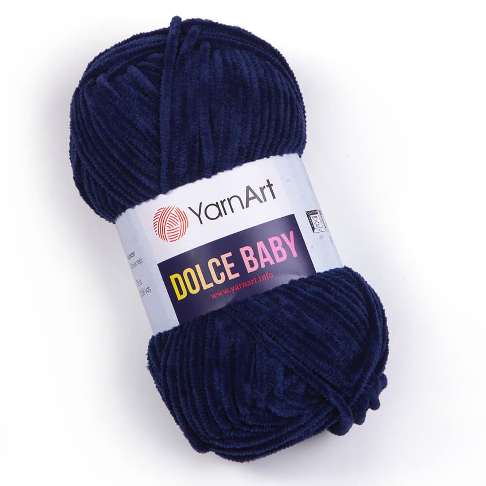 Yarnart Dolce Baby Yarn Soft Chenille Velvet Medium Blanket Amigurumi Yarn 50 Gram (1.76 oz) 93 Yards (850) BST220