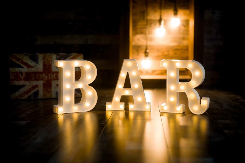 MUMUXI Marquee Light Up Letters | Large Light Up Numbers | Battery Powered and Bright with Every Letter of the Alphabet | For Wedding, Birthday, Party, Celebration, Christmas or Home Decoration (0) BST220