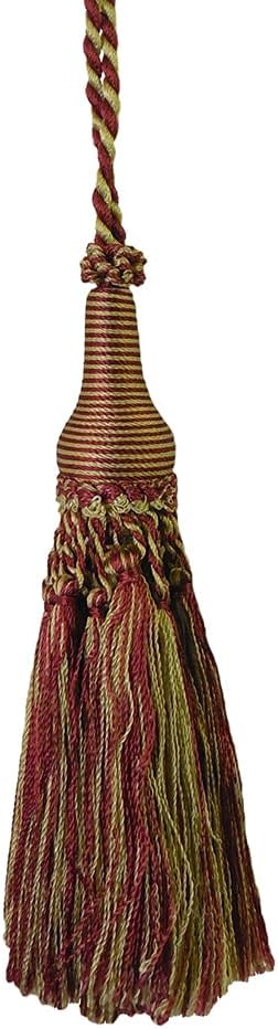 1 Pack Decorative Tassel with Hanging Loop, 13.78 in Total Length – Elegant Curtain Tieback, Door Handle Ornament, and Home Décor Accent - E96147_B BST326L