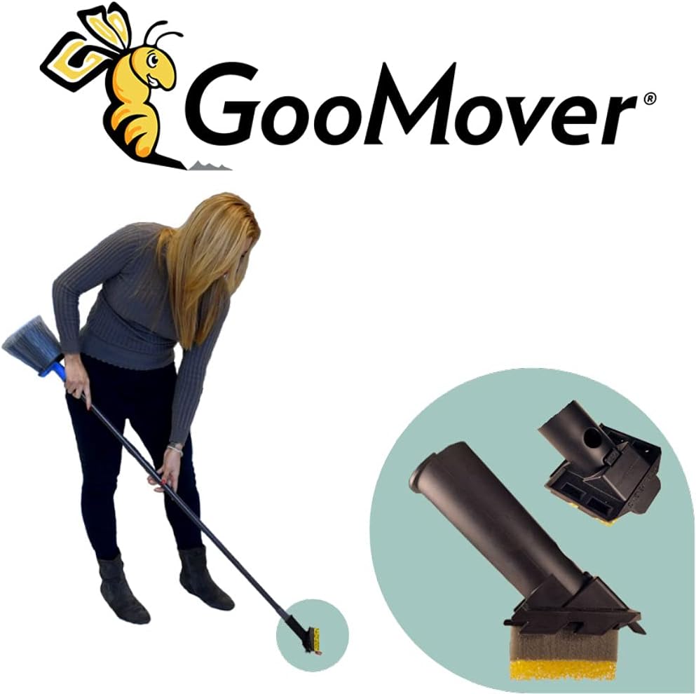 First Ever Scraper Blade for Broom or Mop Handles - The Original Spot Cleaning Kit with Attachments - Remove The Sticky Goo & Gunk Off Floors