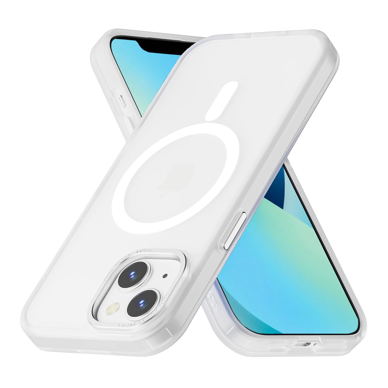 PinLiSheng for iPhone 17 Pro Max Case， Compatible with MagSafe, Shockproof Military-Grade Protection, Scratch-Resistant Back, Anti-Yellowing，Magnetic Phone Case for iPhone 17 Pro Max, Clear WN420