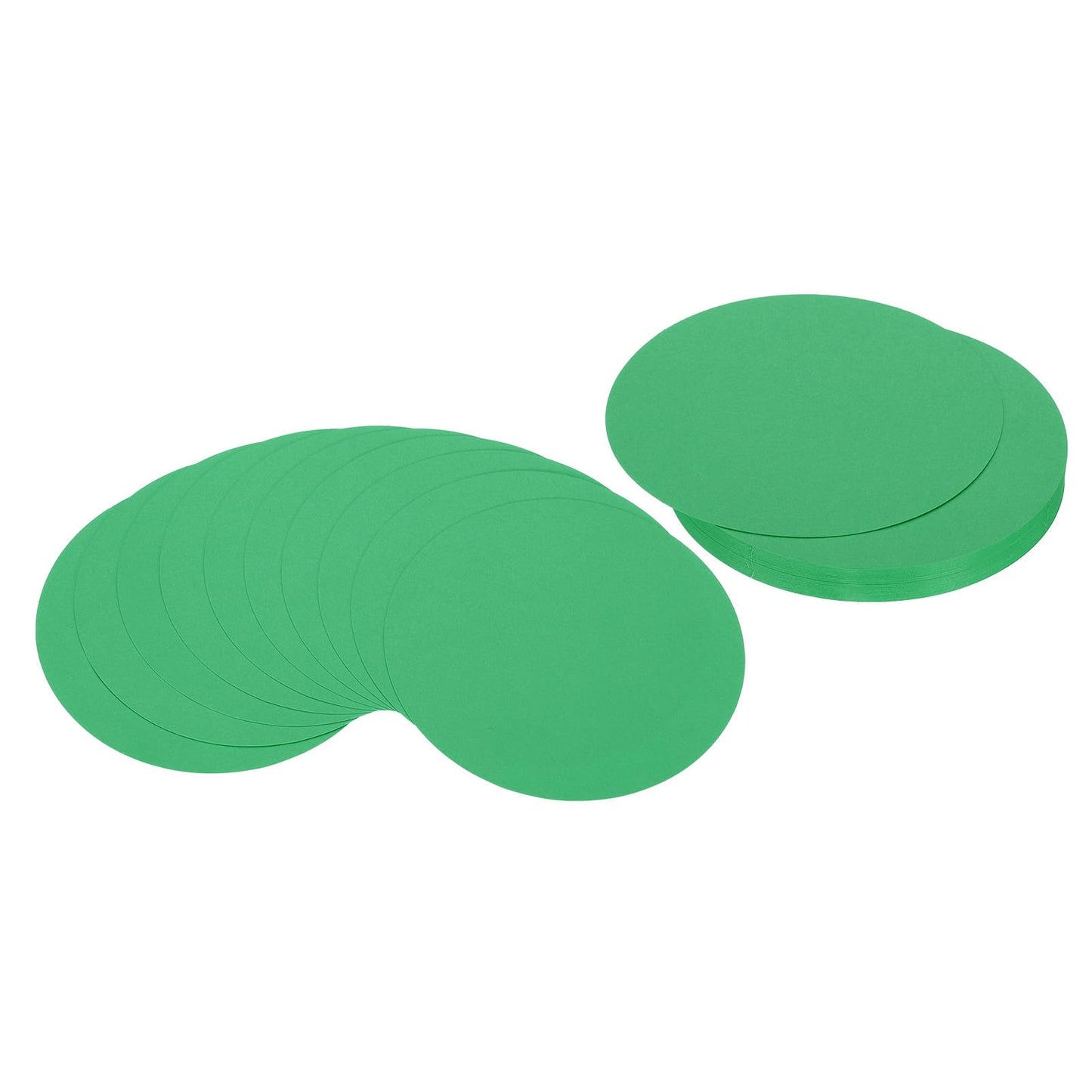 PATIKIL 4inch Circle Card Stock, 50Pcs Round Shape Cutouts Paper Thick Cardstock Coaster for DIY Craft Projects Classroom Bulletin Board Decor, Sky Blue BST326L