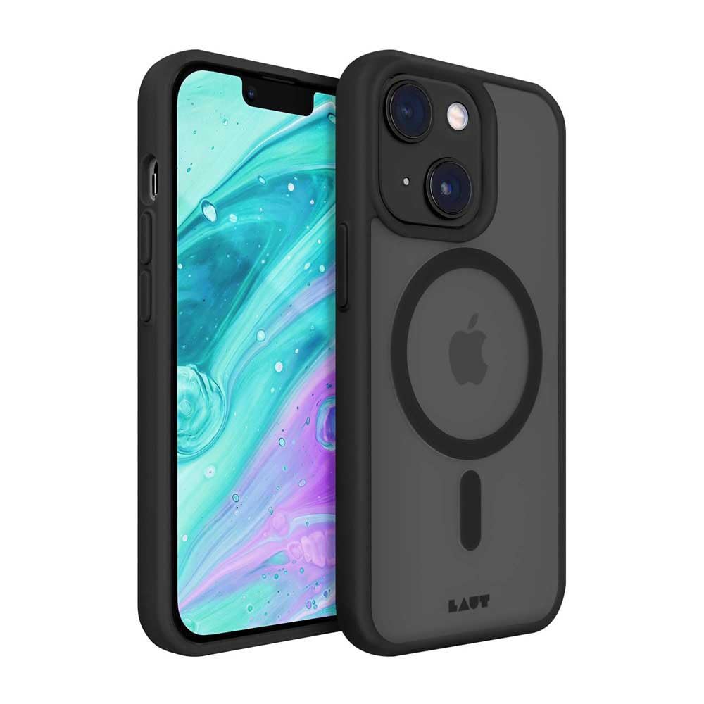LAUT - HUEX Protect case Compatible with MagSafe for iPhone 14 Pro Max (6.7") - Dark Purple WN420