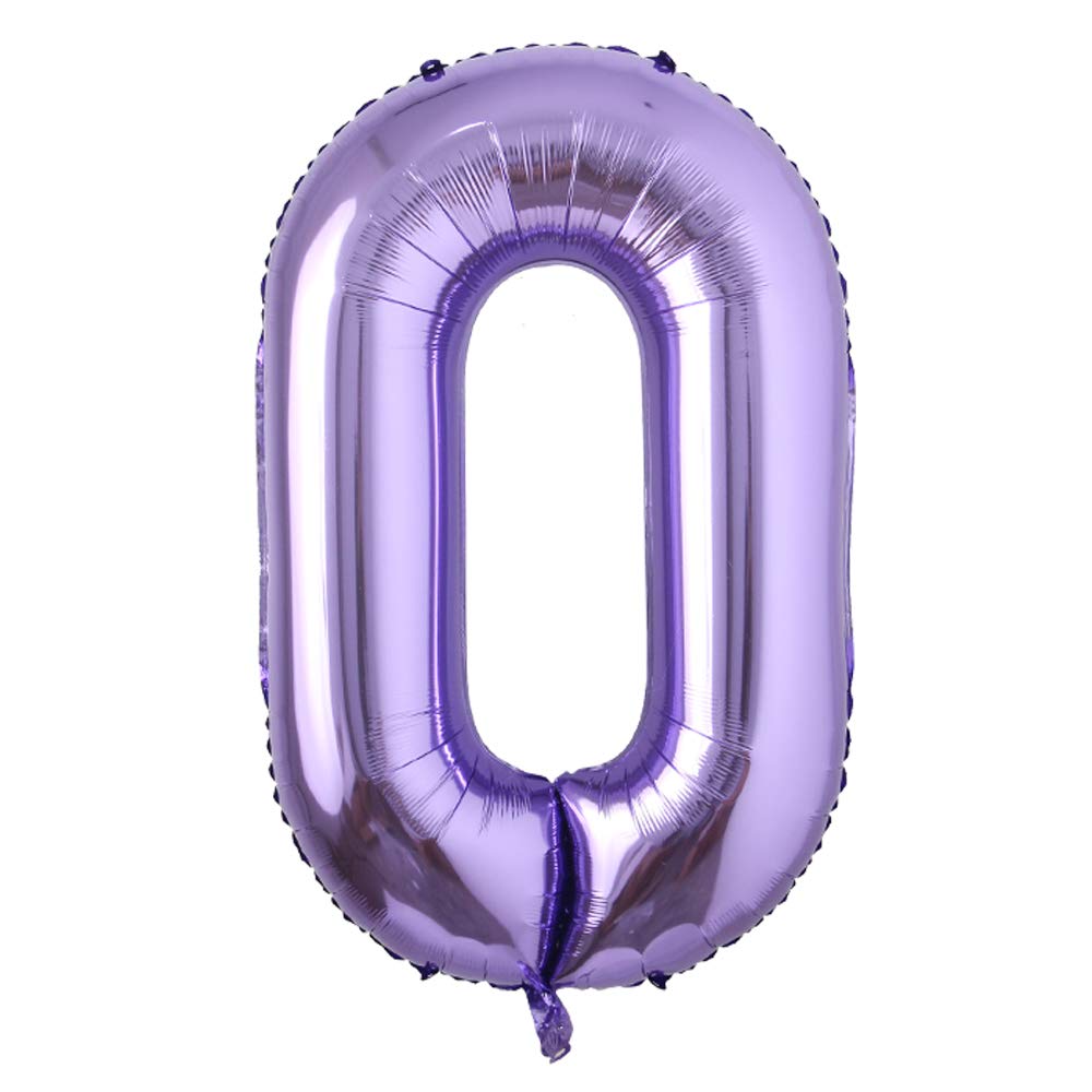 40inch Purple Helium Foil Number Balloons Large Figures Inflatable Balls Baby Shower Birthday Wedding Decoration Party Supplies (40 Inch Purple 8) BST326L