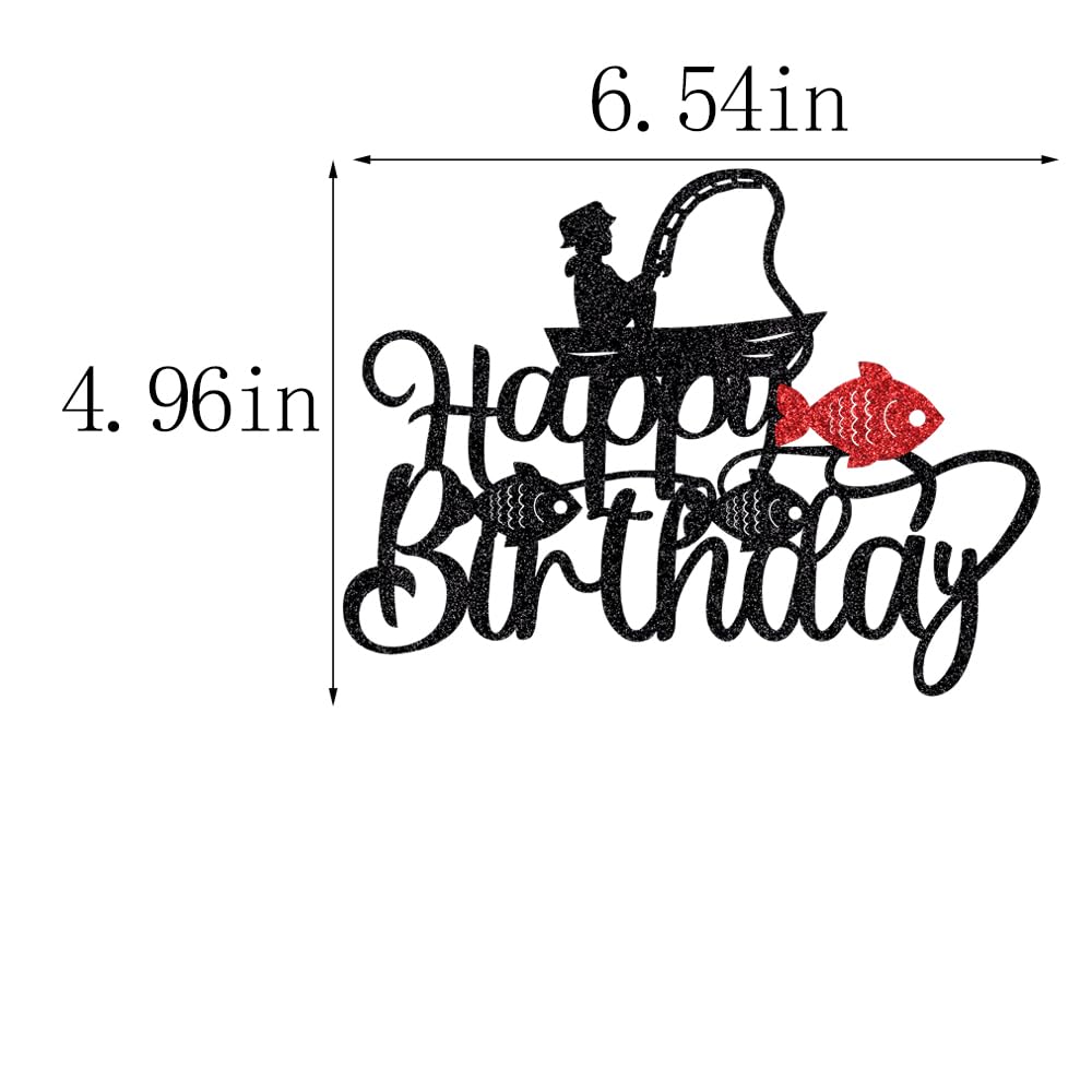 Music Happy Birthday Cake Topper，Roll Music Cake Decor Hip Hop Dancing Ball Cake Decorations，Guitar Note Birthday Party Supplies BST220