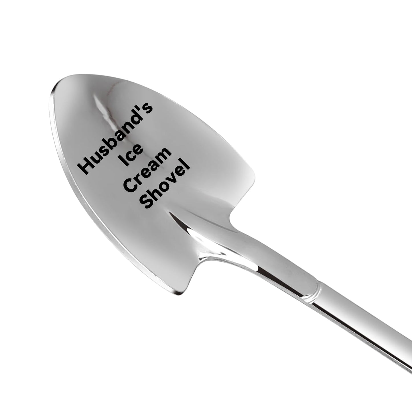 Dad Gifts - Gifts for dad from Daughter. Father Day Gifts for dad Ice Cream Spoon Scoop for Ice Cream Lovers, Father birthday Gifts Funny Engraved Stainless Steel Shovel WN420