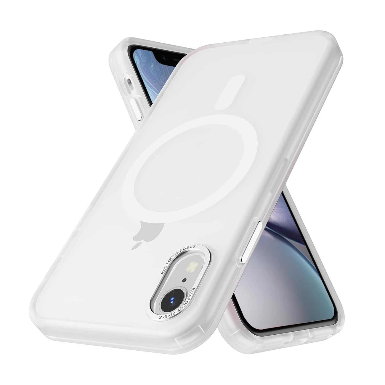 PinLiSheng for iPhone 17 Pro Max Case， Compatible with MagSafe, Shockproof Military-Grade Protection, Scratch-Resistant Back, Anti-Yellowing，Magnetic Phone Case for iPhone 17 Pro Max, Clear WN420