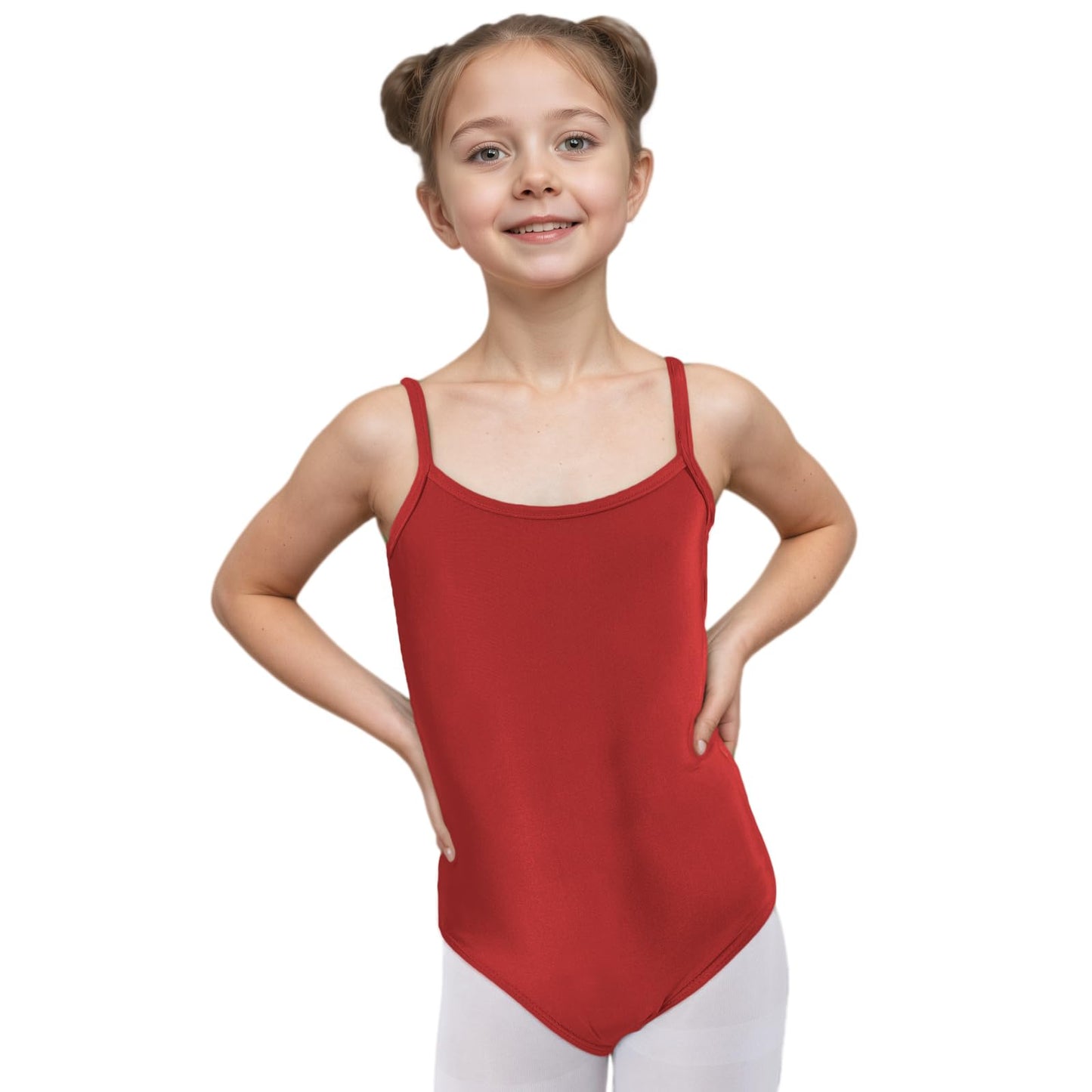 Wildarms Girls Camisole Ballet Leotard Dance Wear | Girls camisole leotard features an unlined single-layer polyester fabric designed for lightweight costume layering WN420