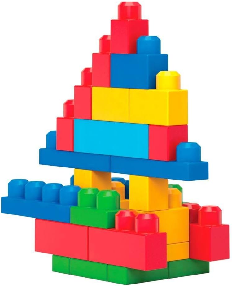 Mega Bloks First Builders Big Building Bag, 80-Piece (Classic)