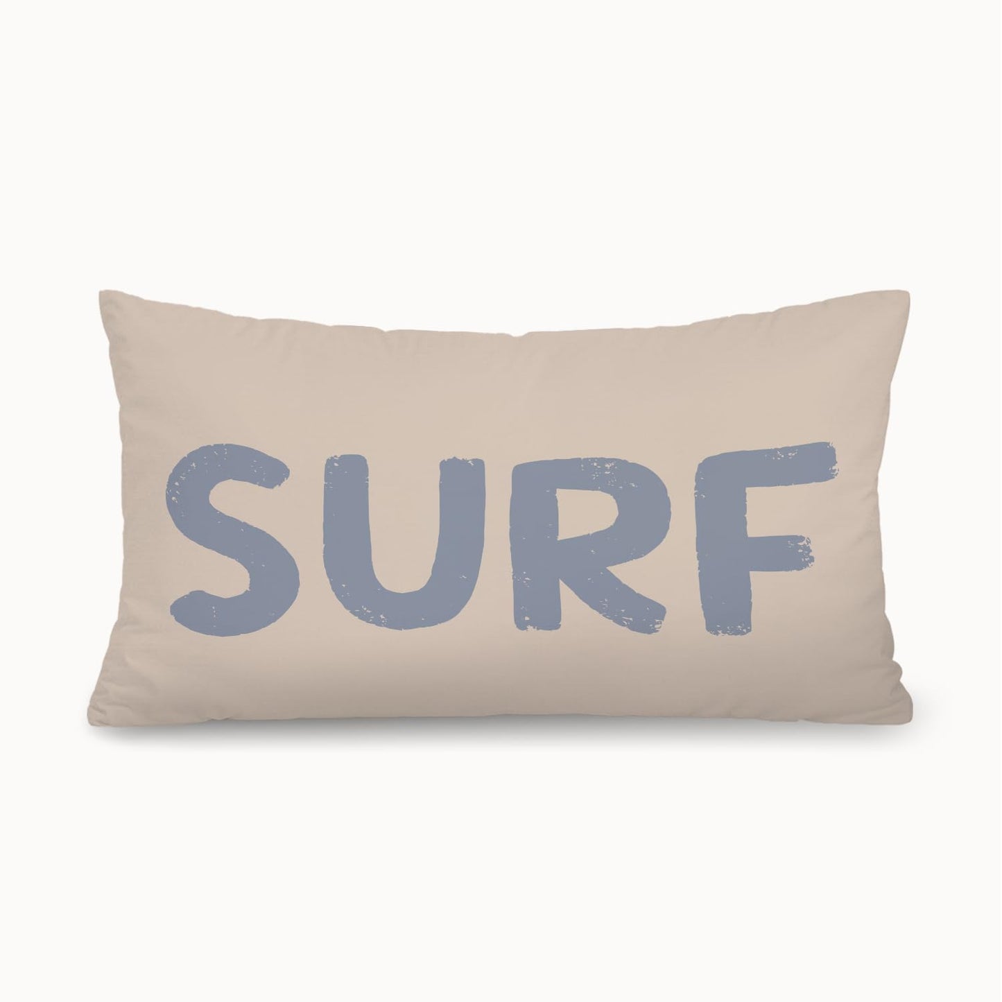 Coastal Beach Girly Room Decor 12x20 Pillow Cover, Preppy Beach Navy Blue Bikini Striped Decorative Lumbar Pillow Covers for Girls Bedroom College Dorm Sofa Couch BST326L