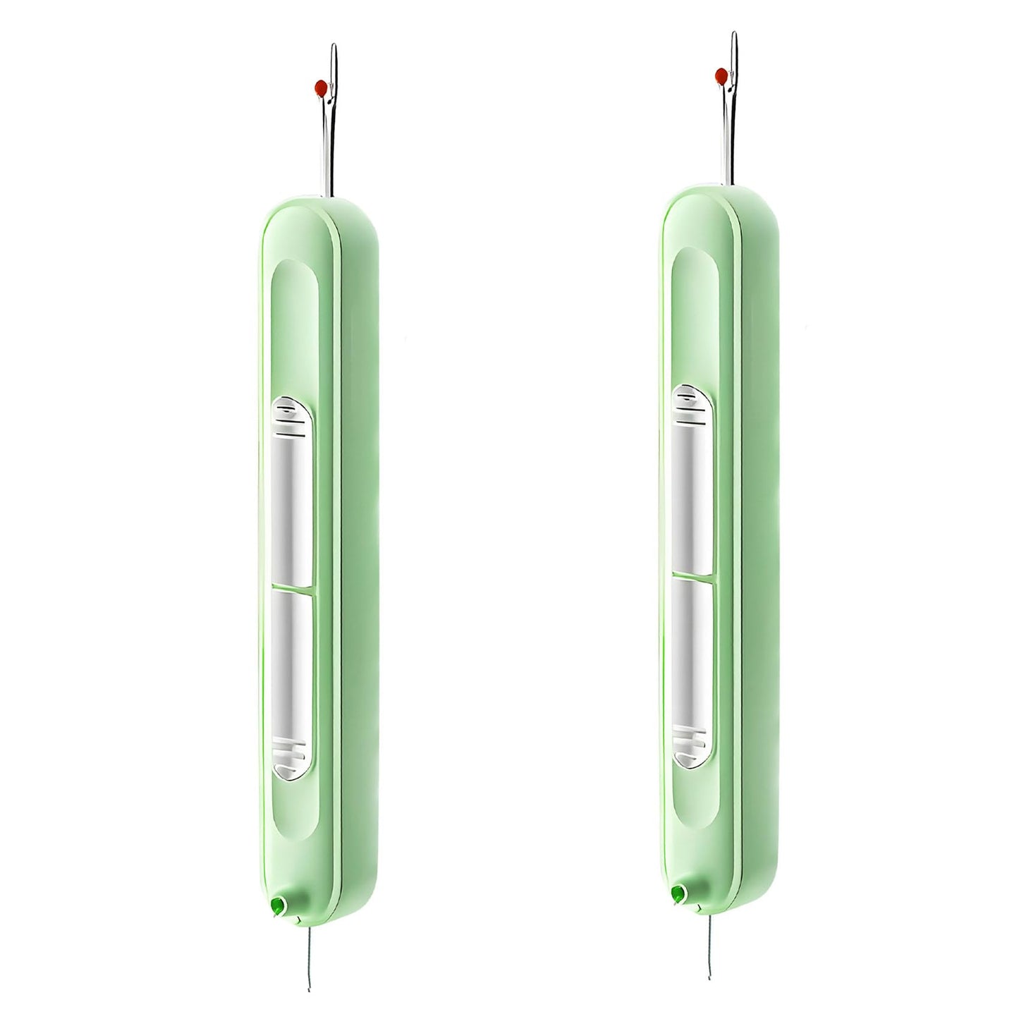 Upgraded 2 in 1 Needle Threaders Seam Ripper,Sewing Supplies,Multifunctional Sewing Tool, Quick Sewing Machine Loop Automatic Needle Threaders (2Pcs-Yellow) BST202