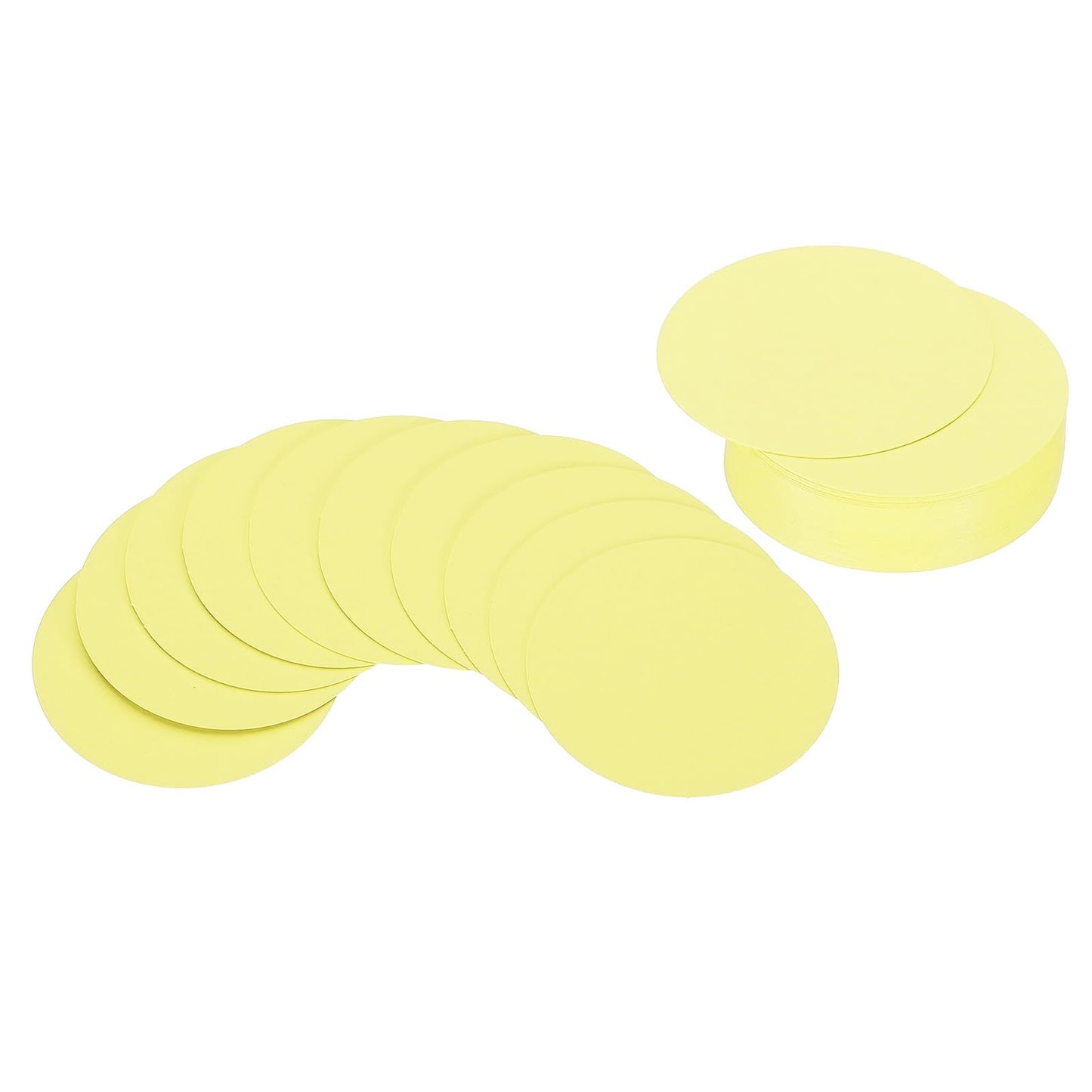 PATIKIL 4inch Circle Card Stock, 50Pcs Round Shape Cutouts Paper Thick Cardstock Coaster for DIY Craft Projects Classroom Bulletin Board Decor, Sky Blue BST326L