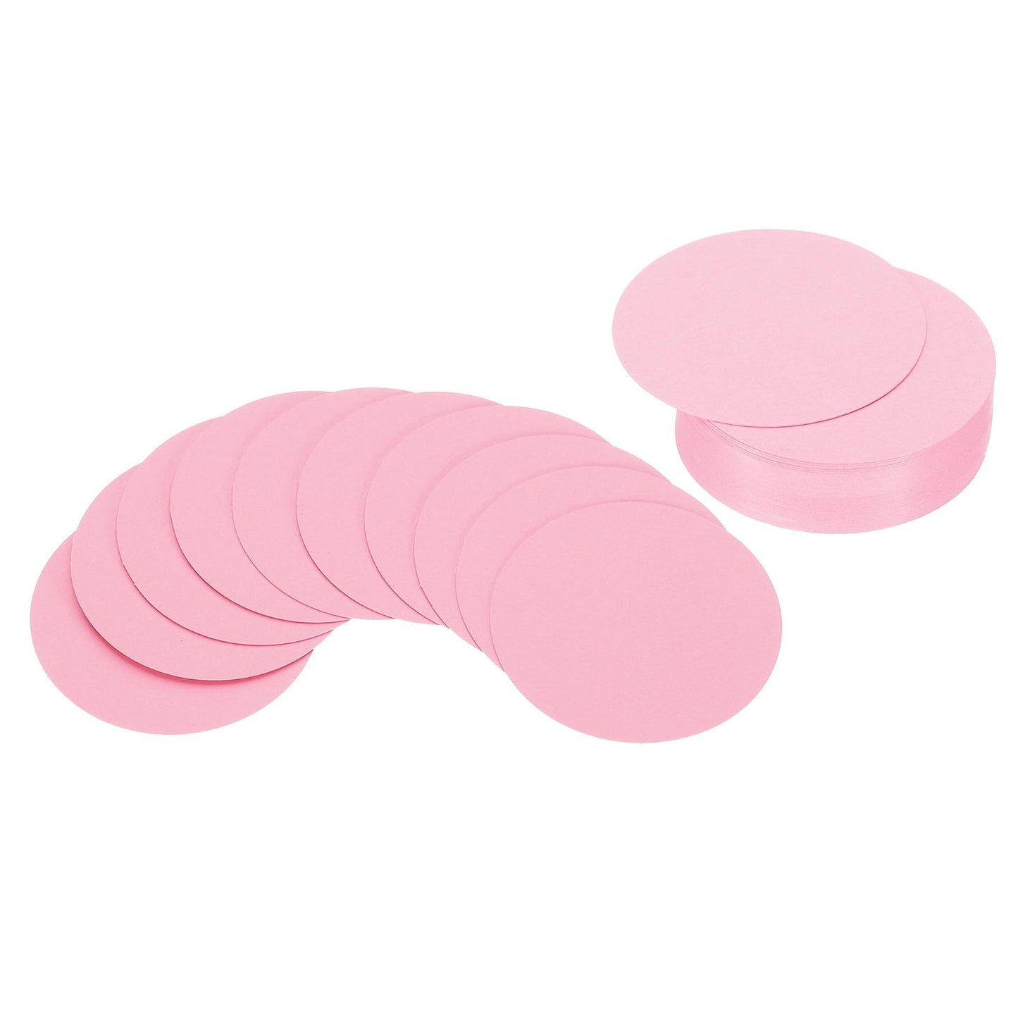 PATIKIL 4inch Circle Card Stock, 50Pcs Round Shape Cutouts Paper Thick Cardstock Coaster for DIY Craft Projects Classroom Bulletin Board Decor, Sky Blue BST326L
