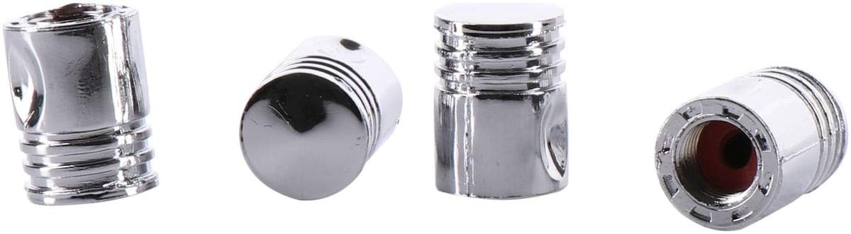 Custom Accessories 16114 Black Dice Style Valve Cap WN420