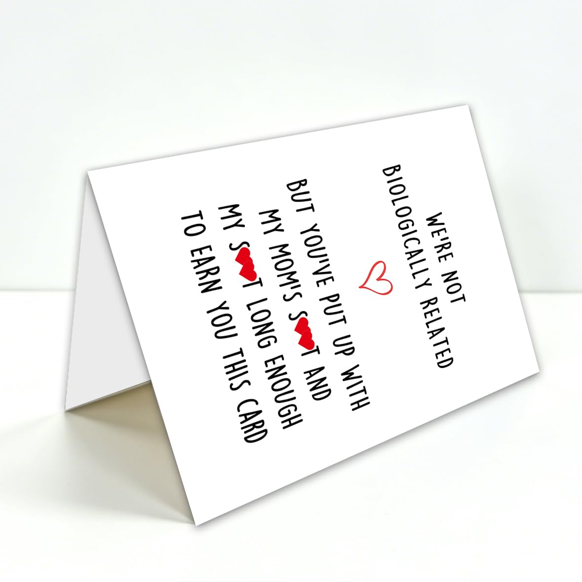 Funny Fathers Day Card for Dad, Fathers Day Gift for Dad, with Kraft Envelope and Gold Seal Sticker BST220