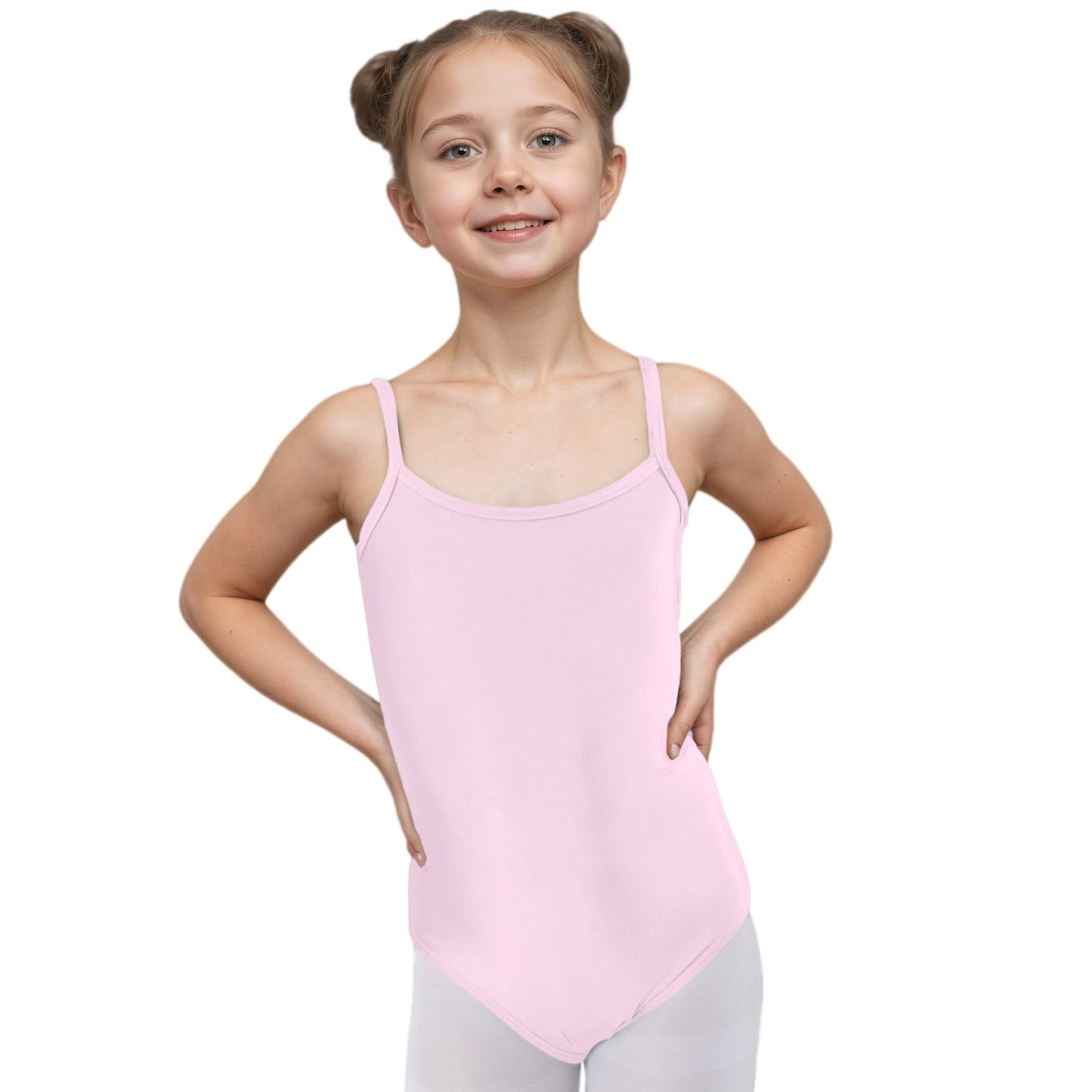Wildarms Girls Camisole Ballet Leotard Dance Wear | Girls camisole leotard features an unlined single-layer polyester fabric designed for lightweight costume layering WN420
