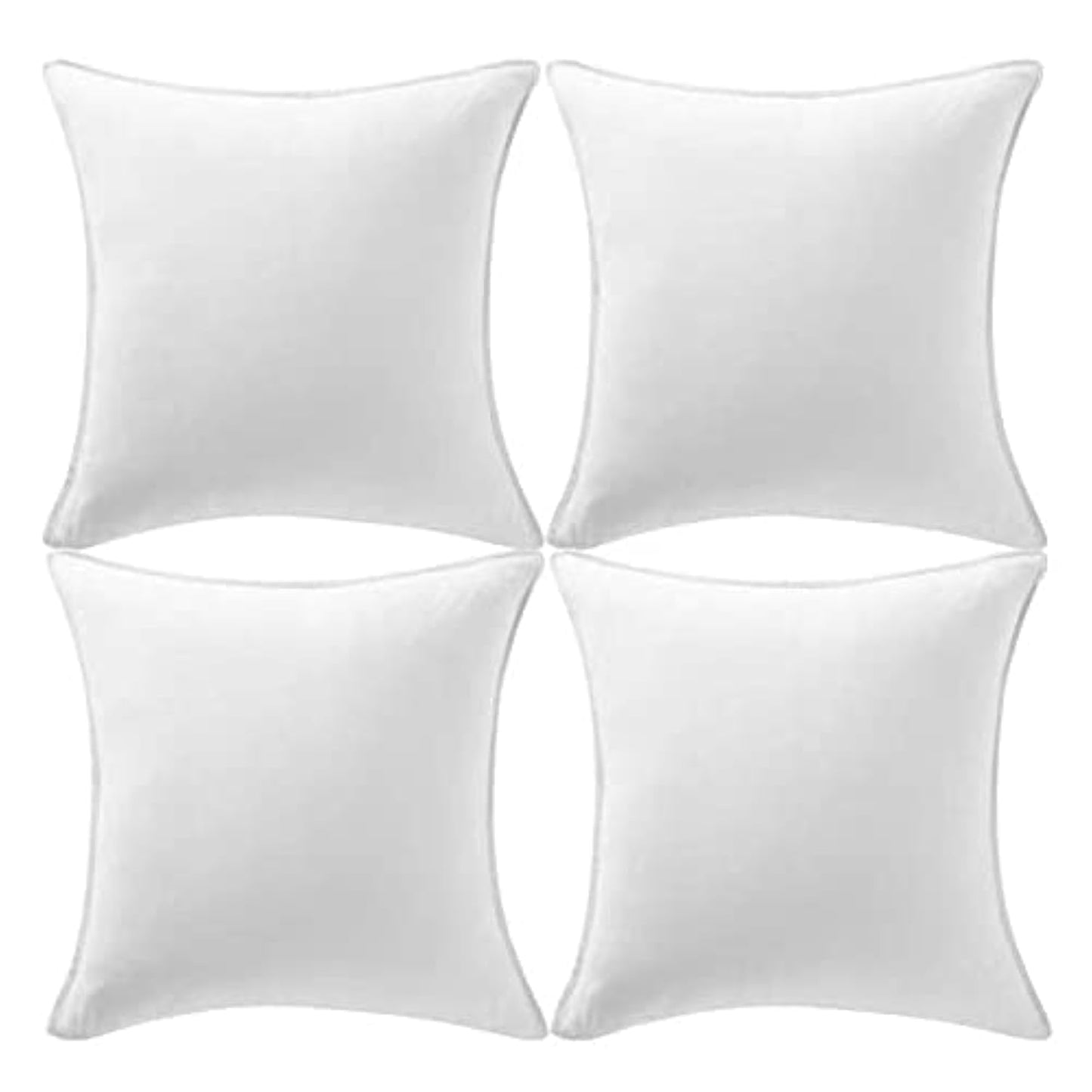 Fancy Homi 4 Packs Olive Green Decorative Throw Pillow Covers 18x18 inch, Super Soft Faux Suede Decor Square Pillow Covers 45x45 cm, Solid Cushion Cover for Couch Living Room Sofa Bedroom BST220