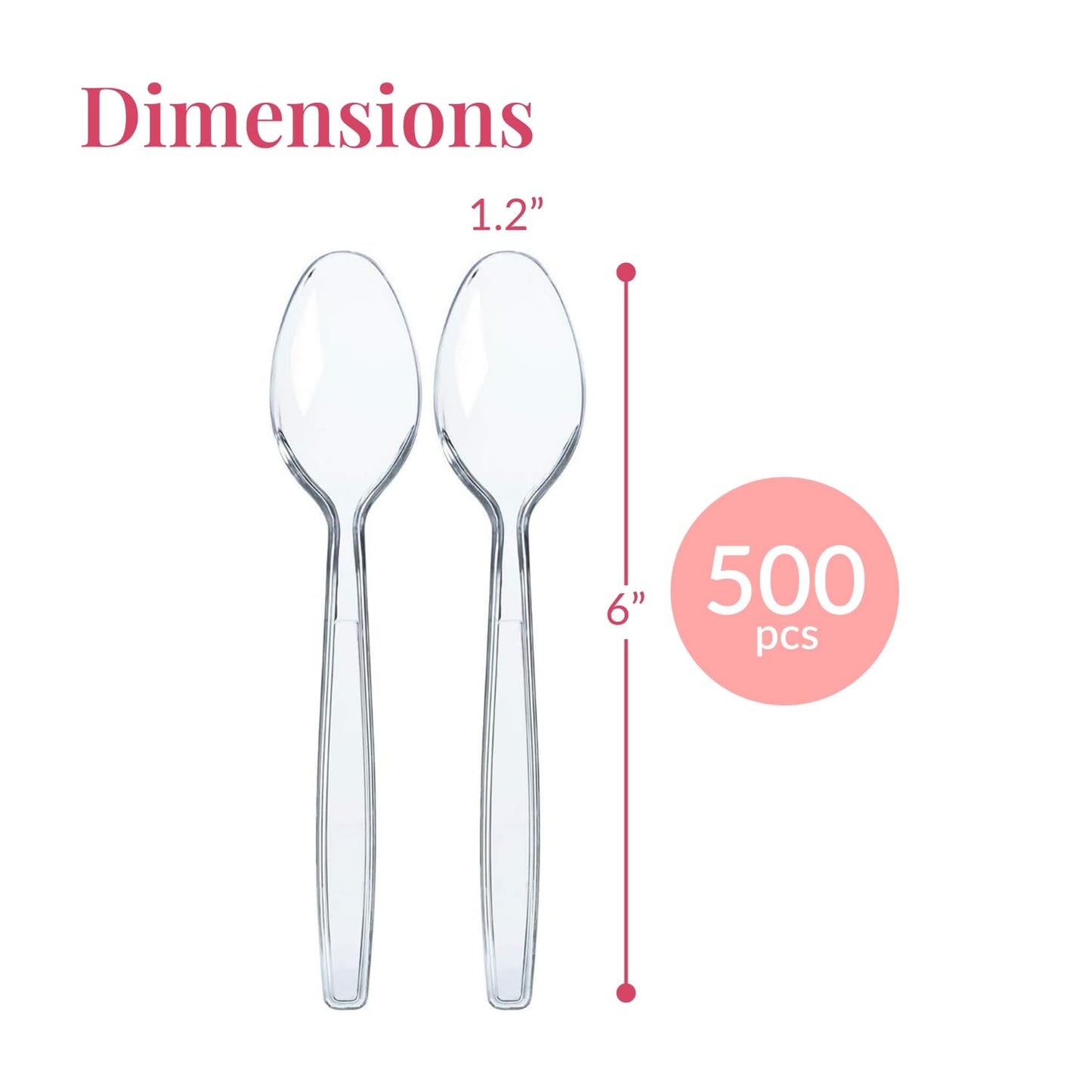 Prestee 300 Black Plastic Spoons Bulk - Durable Disposable Plastic Silverware Spoons - Heat-Resistant Spoon Cutlery - Heavy Duty Flatware Pack - Disposable Silverware Utensil Set for Hot and Cold Food BST220