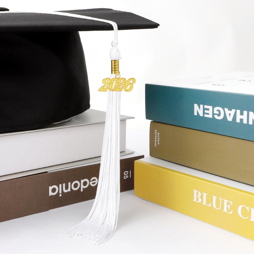 2026 Tassel Graduation 2 Pcs, 2026 Tassel Charm, Green Tassels, Graduation Cap Tassels 2026, Grad Cap Accessories for Graduate Hat Ceremonies Memorial Graduations Decorations BST220