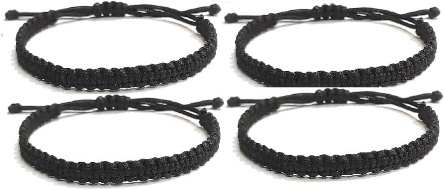 Generic Kala Dhaga Raksha Sutra Nazar Dhaga Evil Eye Protection Thread Religious Silk Thread (Black) (Pack of 4) by S,S Store BST220