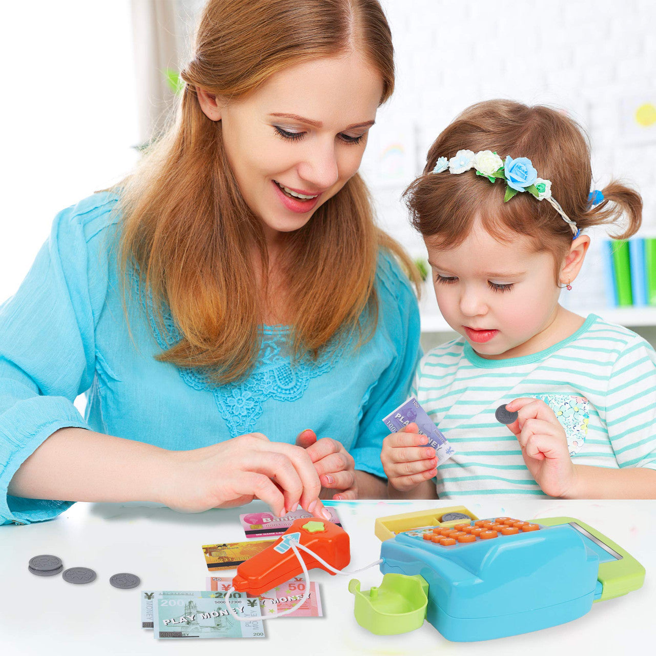 Playkidz Interactive Toy Cash Register for Kids 95-97