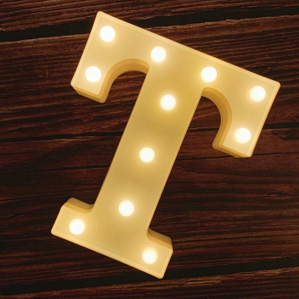 MUMUXI Marquee Light Up Letters | Large Light Up Numbers | Battery Powered and Bright with Every Letter of the Alphabet | For Wedding, Birthday, Party, Celebration, Christmas or Home Decoration (0) BST220