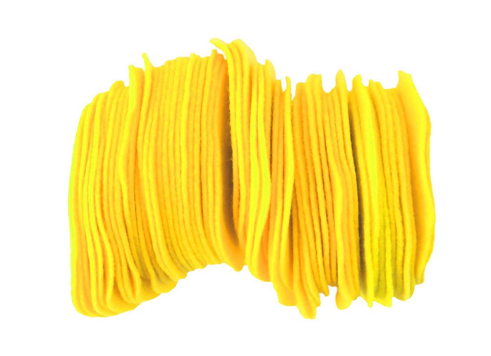 Playfully Ever After Yellow Craft Felt Circles (2 Inch - 44pc) BST220