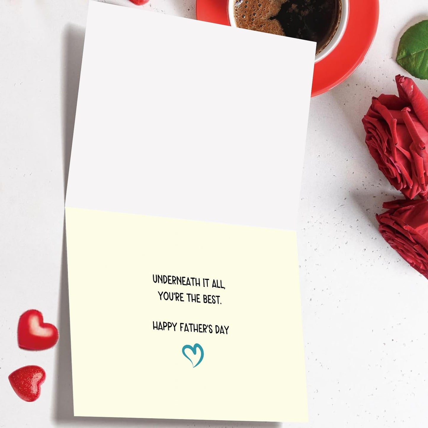 Funny Fathers Day Card for Dad Daddy Bonus Dad, Cute Cards for Fathers Day, Father's Day Cards from Son Daughter, Father's Day Cards Gift For Men Him BST202
