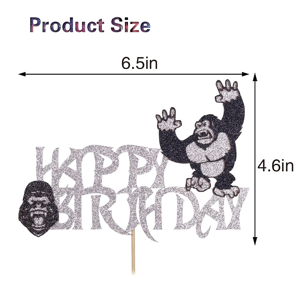 Music Happy Birthday Cake Topper，Roll Music Cake Decor Hip Hop Dancing Ball Cake Decorations，Guitar Note Birthday Party Supplies BST220