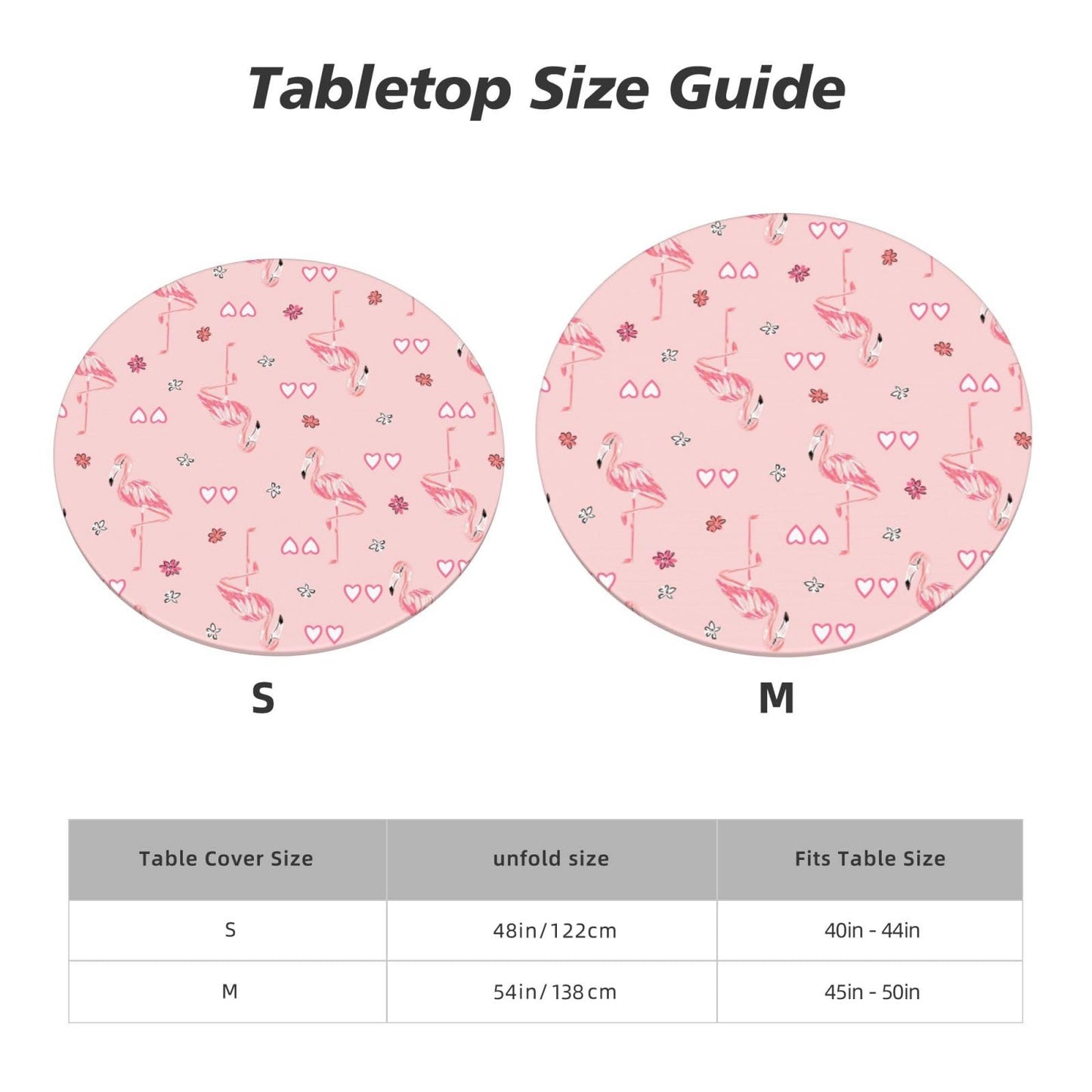 Blue Petal Mandala Pattern Tablecloth with Elastic Edge, Round Table Cover Washable Reusable Bohemian Table Cloths for Kitchen Dining Party, Medium (Fits 45-50 in) BST202