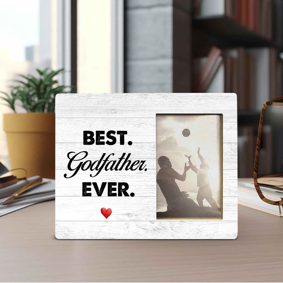 Yuzi-n Memorial Gifts for Loss of Brother Sympathy Wood Picture Frame | Remembrance Brothers Gifts, Memorial Picture Frame for 4x6 Inches Photo BST326H
