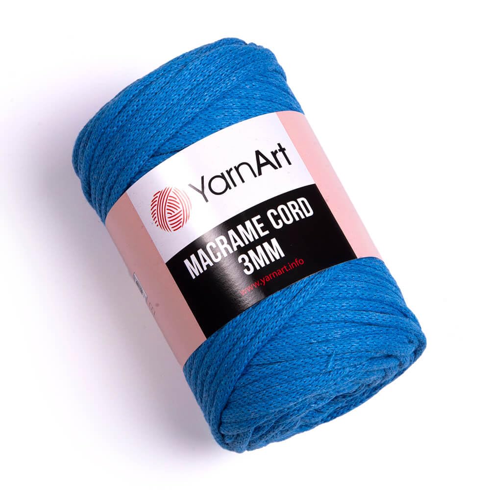 YarnArt Macrame Cord 3mm - Macrame Rope for Crafting, Knotting, Wall Hangings, and Home Decor - 60% Cotton 40% Viscose & Polyester, Soft and Durable (759-FOREST Green) BST220