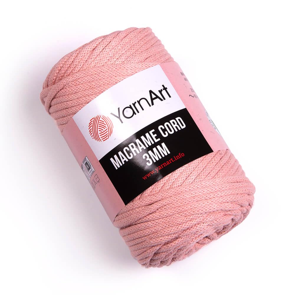 YarnArt Macrame Cord 3mm - Macrame Rope for Crafting, Knotting, Wall Hangings, and Home Decor - 60% Cotton 40% Viscose & Polyester, Soft and Durable (759-FOREST Green) BST220