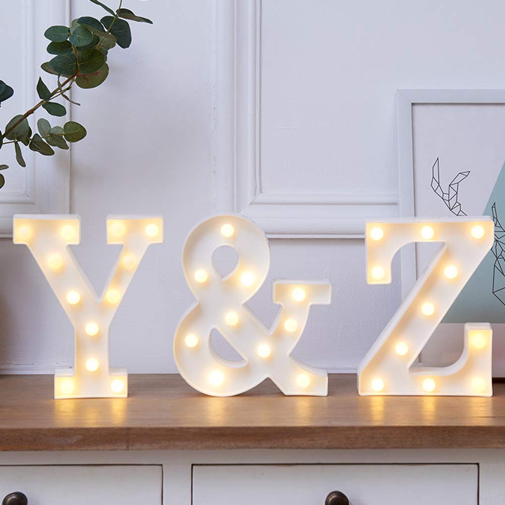 MUMUXI Marquee Light Up Letters | Large Light Up Numbers | Battery Powered and Bright with Every Letter of the Alphabet | For Wedding, Birthday, Party, Celebration, Christmas or Home Decoration (0) BST220