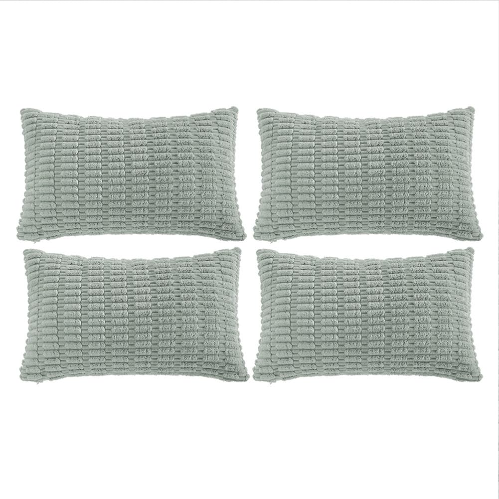 Fancy Homi 4 Packs Decorative Throw Pillow Covers for Living Room Couch Bed, Modern Farmhouse Boho Home Décor Accent Cushion Case, 26" x 26", Peach BST220