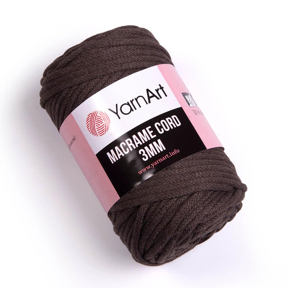 YarnArt Macrame Cord 3mm - Macrame Rope for Crafting, Knotting, Wall Hangings, and Home Decor - 60% Cotton 40% Viscose & Polyester, Soft and Durable (759-FOREST Green) BST220